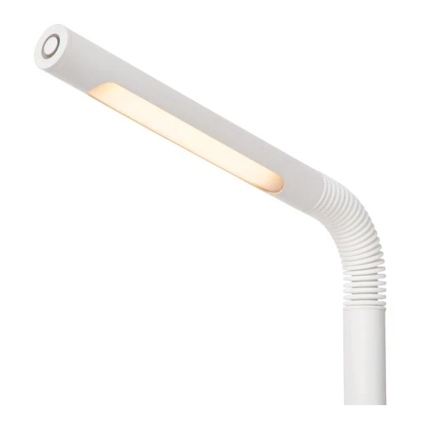 Lucide GILLY - Oplaadbare Bureaulamp - Accu/Batterij - LED Dimb. - 1x3W 2700K - Wit - detail 2